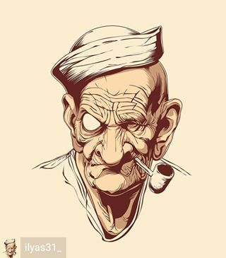 Popeye Vector at Vectorified.com | Collection of Popeye Vector free for ...