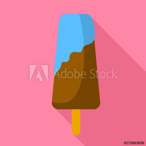 Ice Chocolate Popsicle Icon Flat Illustration Of Ice Chocolate 500x500 Ice Chocolate Popsicle Icon Flat Illustration Of Ice Chocolate