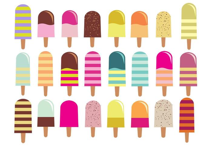 Popsicle And Ice Cream Vector Pack 700x490 Popsicle And Ice Cream Vector Pack
