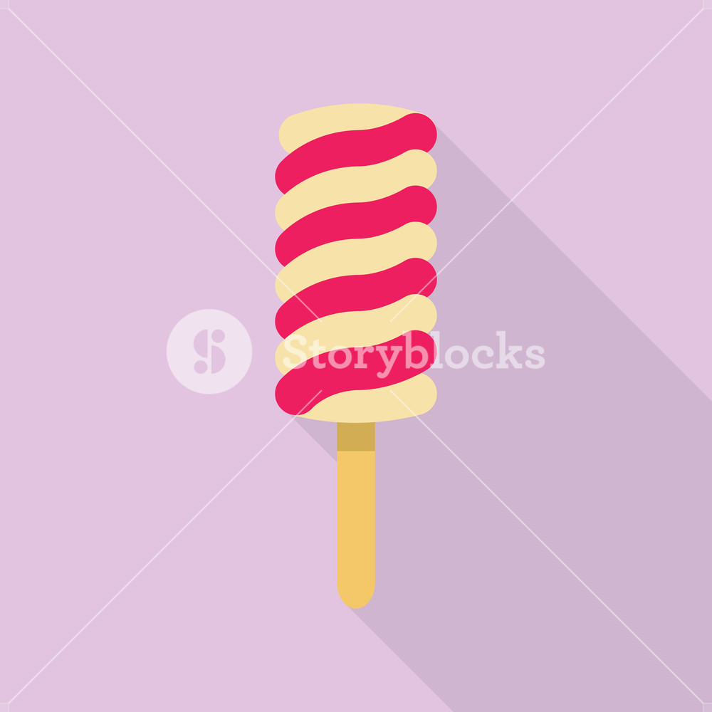 Vanilla Red Popsicle Icon Flat Illustration Of Vanilla Red 1000x1000 Vanilla Red Popsicle Icon Flat Illustration Of Vanilla Red