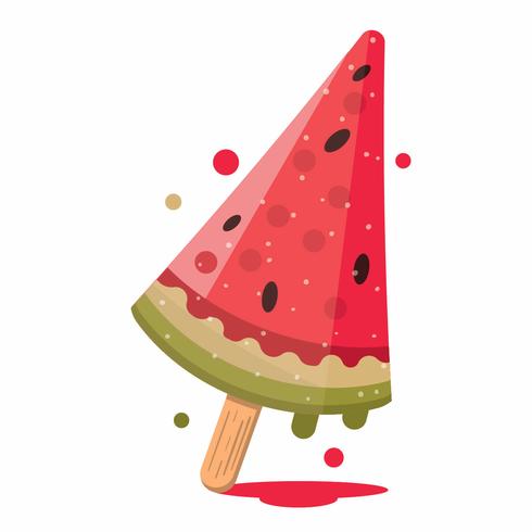 Fun Illustration Of Watermelon Popsicle 490x490 Fun Illustration Of Watermelon Popsicle