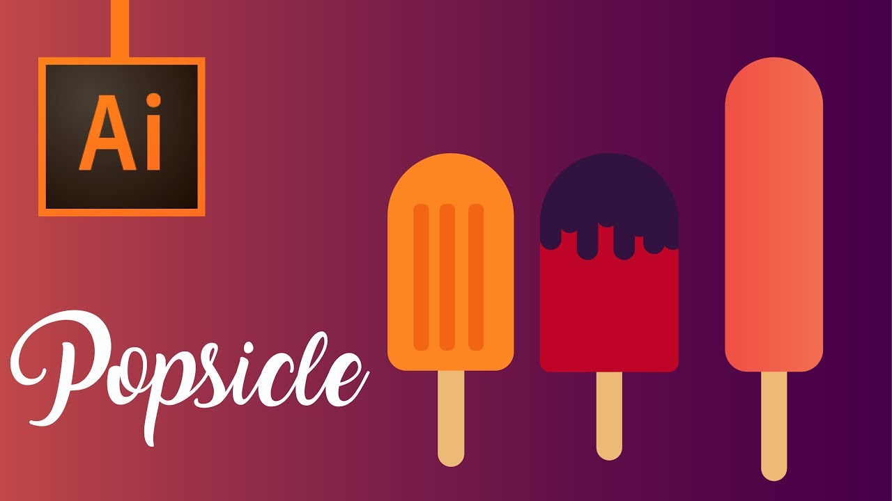 How To Create A Vector Popsicle In Adobe Illustrator 1280x720 How To Create A Vector Popsicle In Adobe Illustrator