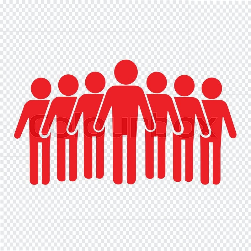 800x800 Population People Icon Illustration Stock Vector Colourbox