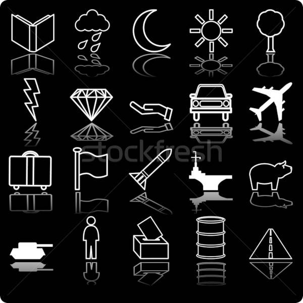 600x600 Demographic And Population Icon Series Set Icon Vector
