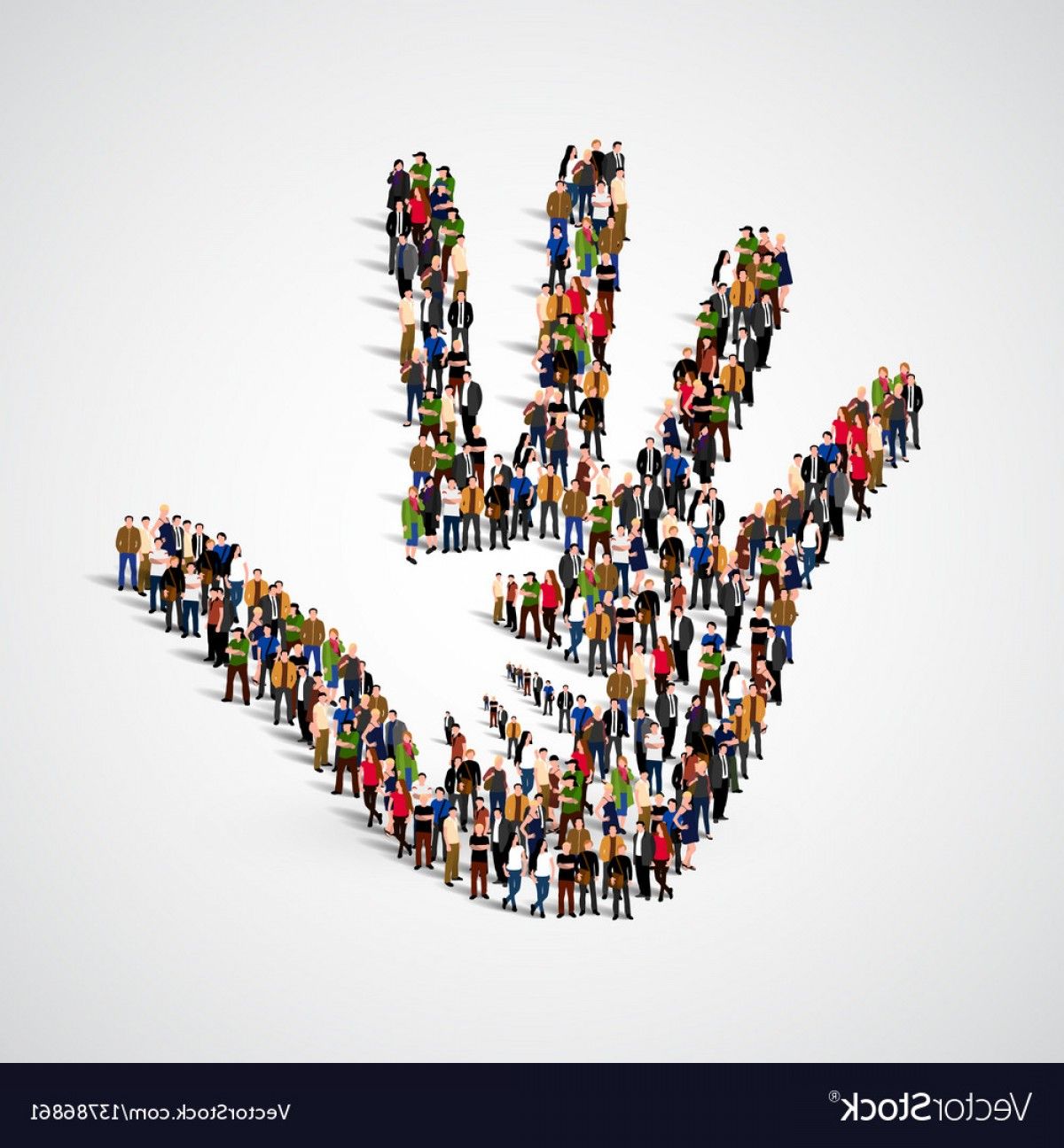 1200x1296 Expanding Population Icon Vector Large Group Of People In Form