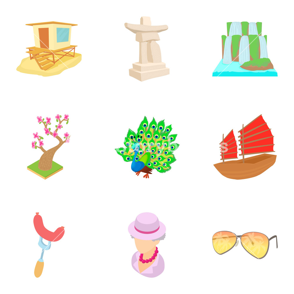 1000x1000 Population Icons Set Cartoon Set Of Population Vector Icons