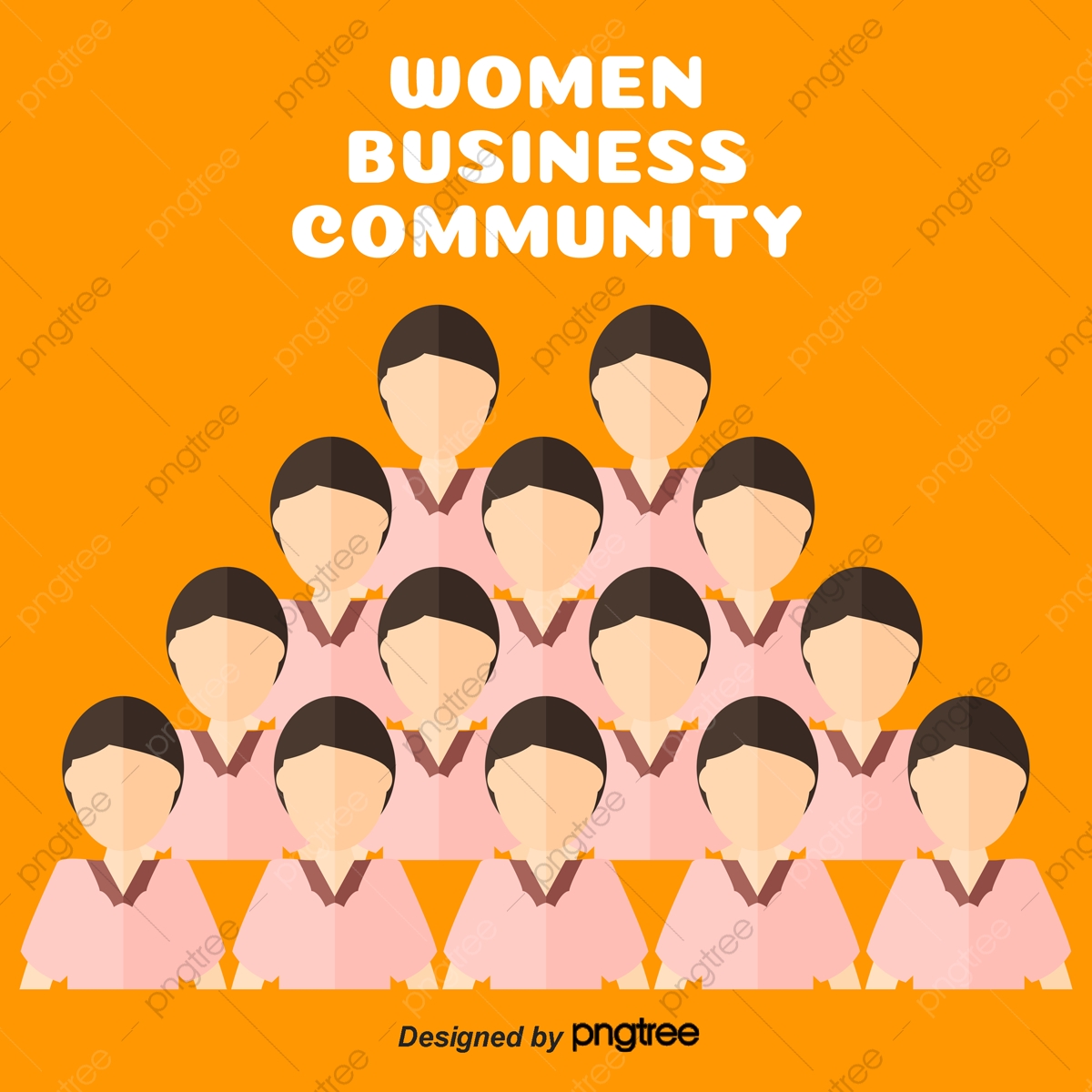 1200x1200 Business Female Population Vector Material, Business Women, Female
