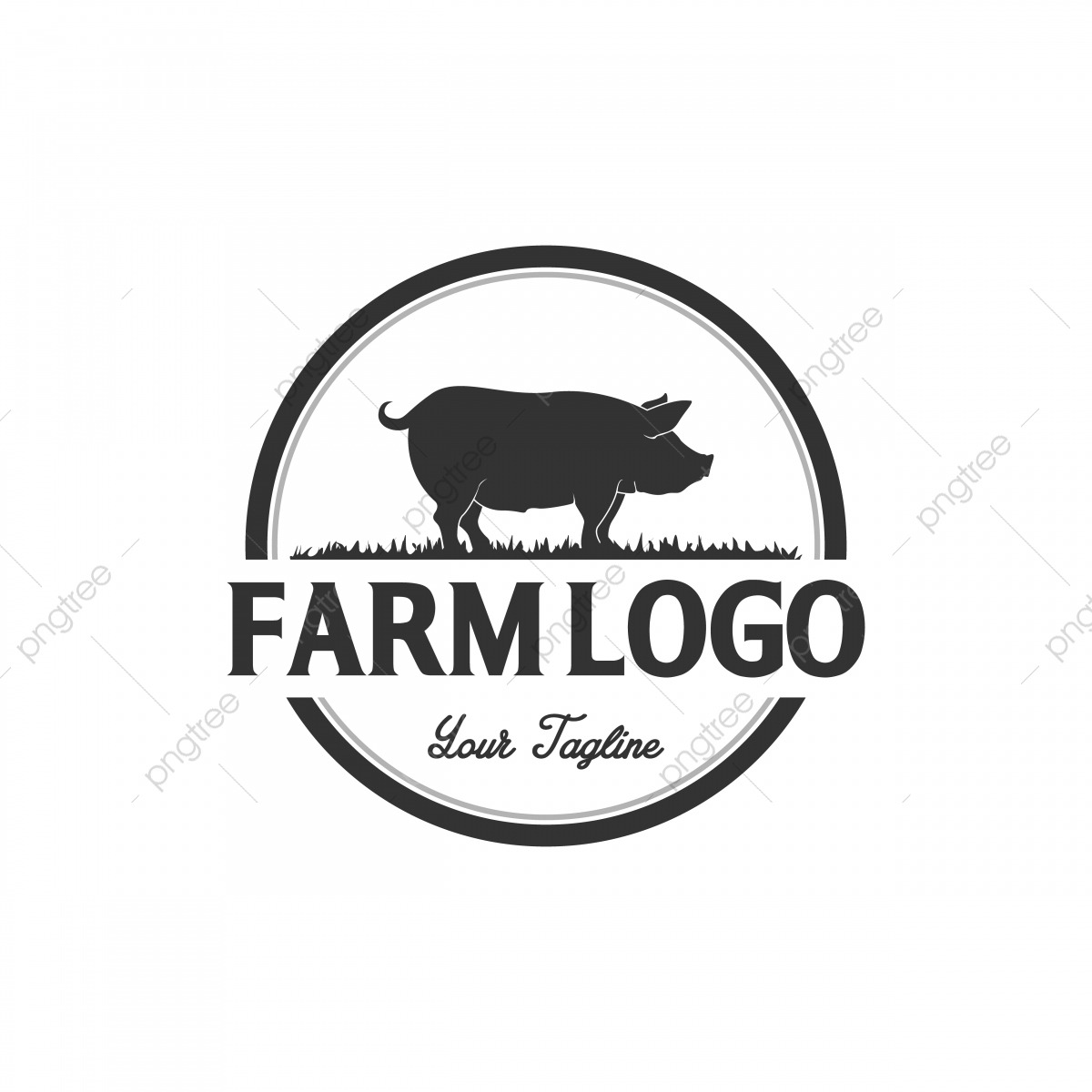1200x1200 Pork Logo Designs, Animal, Background, Badge Png And Vector