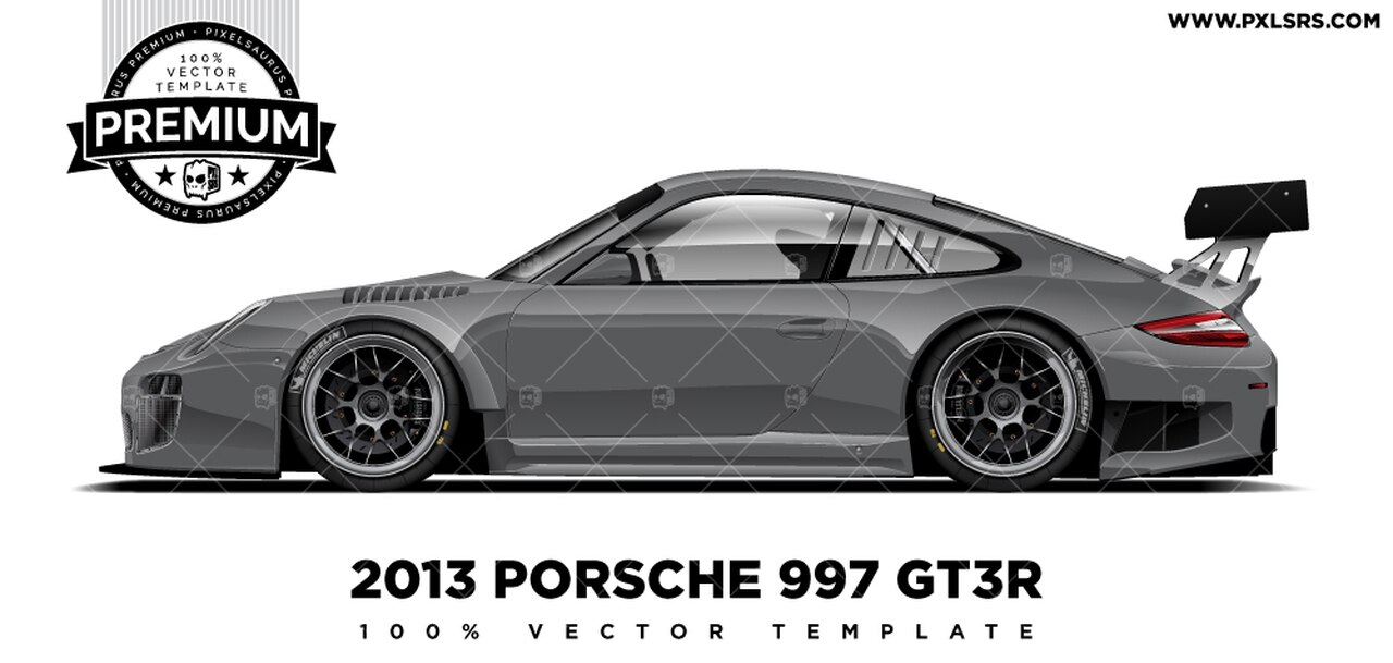 1280x609 Porsche 'premium' Vector Template
