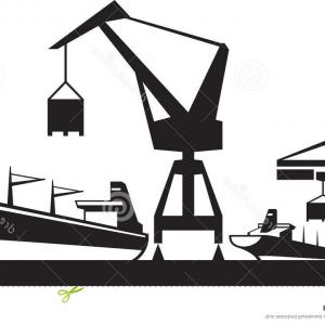 300x300 Cargo Sea Port Icon Vector Hoodamathrun