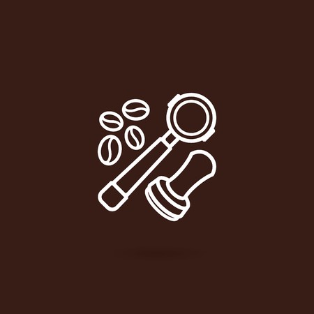Portafilter Icon Coffee Equipment Vector Illustration With Brown 450x450 Portafilter Icon Coffee Equipment Vector Illustration With Brown