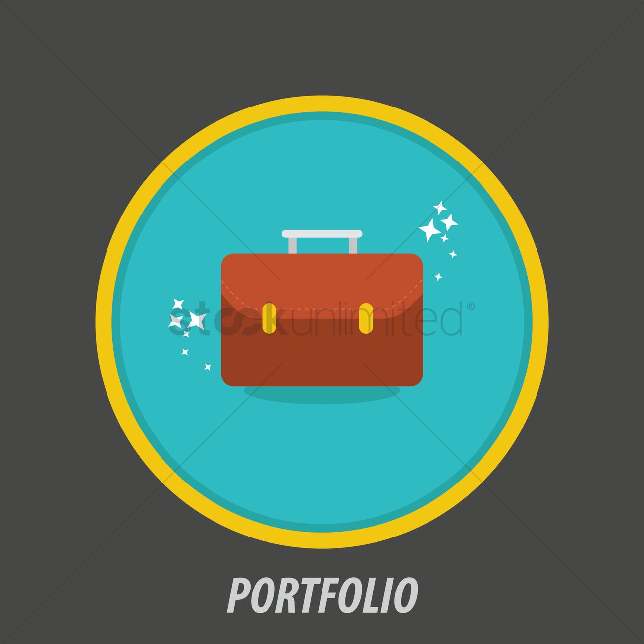 1300x1300 Portfolio Icon Vector Image