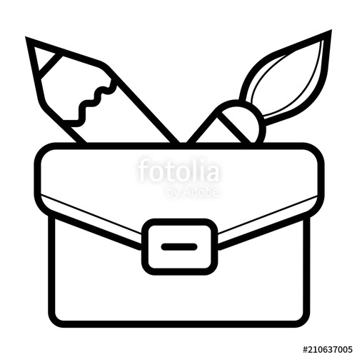 500x500 Portfolio Icon Vector Stock Image And Royalty Free Vector