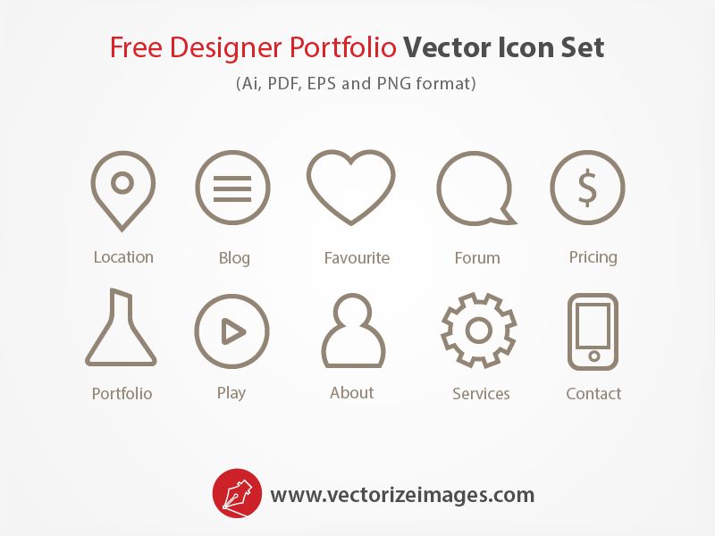 800x600 Image Result For Portfolio Icon Logo Icon Vector Free, Icon