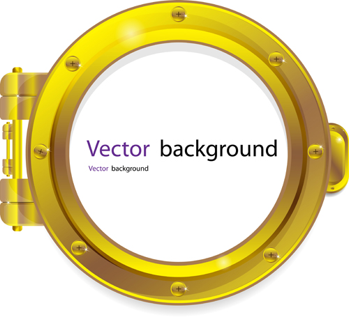 500x455 Steel Porthole Elements Vector Background Free Download