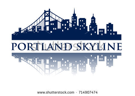 450x320 Portland City Silhouette