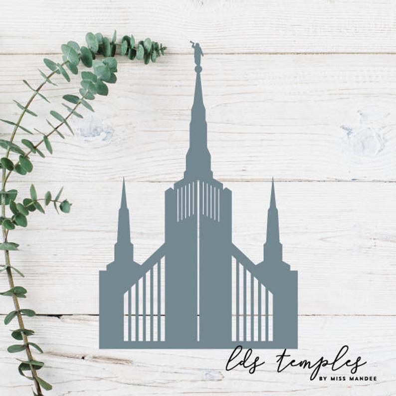 794x794 Portland Oregon Lds Temple Digital Download Etsy