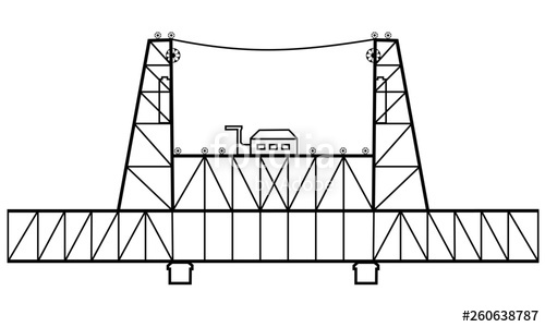 500x300 Steel Bridge In Portland, Oregon Stock Image And Royalty Free