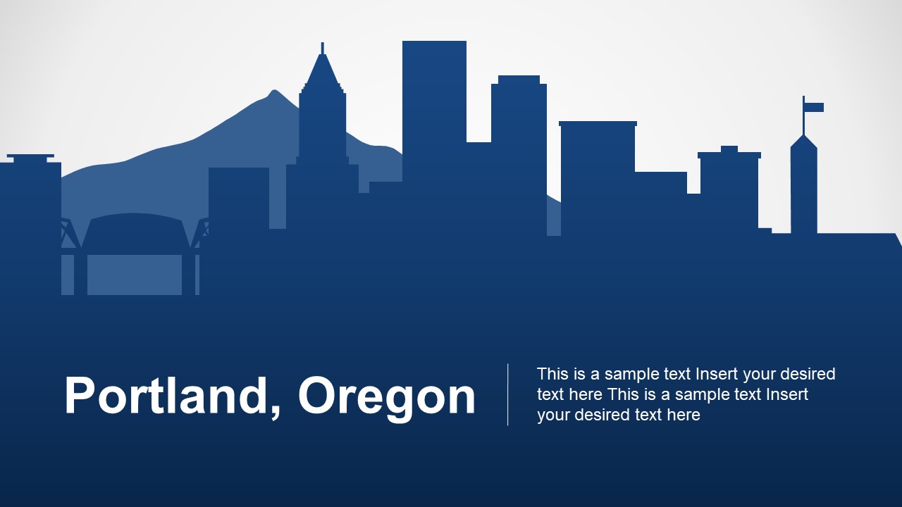 1280x720 Portland Oregon Powerpoint Map