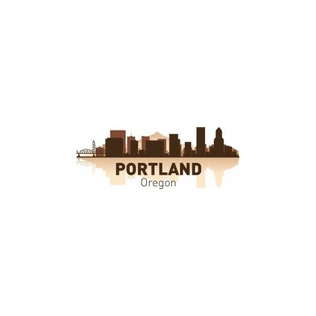 458x458 Portland Skyline Free Vector