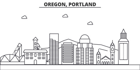 480x240 Portland Skyline Vector Photos, Royalty Free Images, Graphics