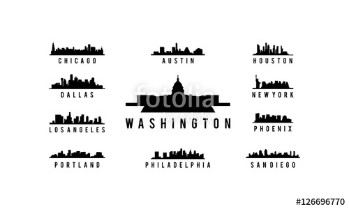 500x300 Usa City Skyline