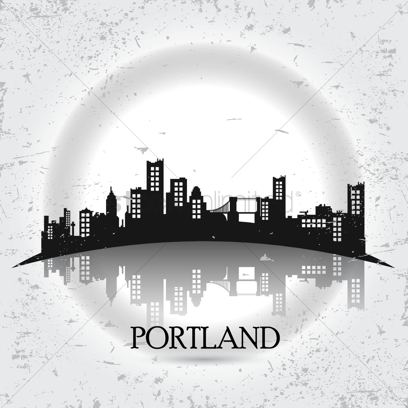 1300x1300 Portland Vector Image