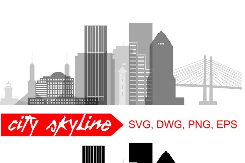800x533 Portland Vector Skyline
