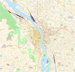 256x244 Scalablemaps Vector Map Of Portland