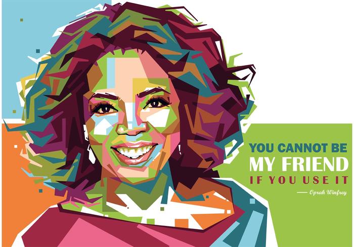 Oprah Winfrey Vector Portrait 700x490 Oprah Winfrey Vector Portrait