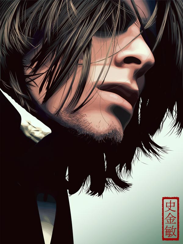 Beautiful Inspirational Examples Of Vector Portrait Art 600x798 Beautiful Inspirational Examples Of Vector Portrait Art