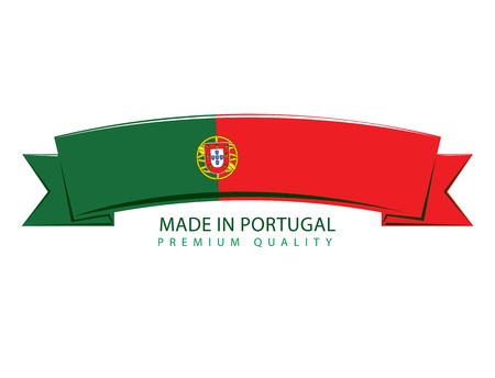 450x344 Made In Portugal Ribbon, Portuguese Flag