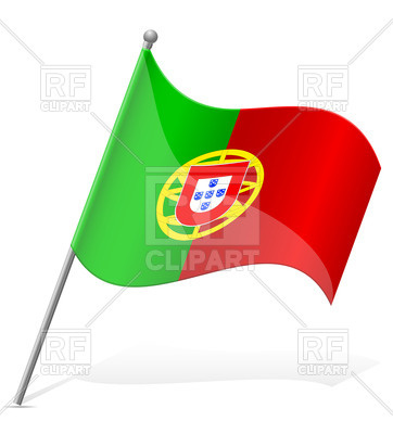 362x400 Icon Of Wavy Flag Of Portugal Vector Image Of Signs, Symbols, Maps