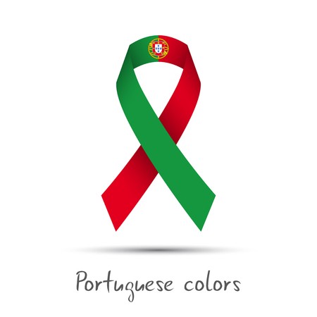 450x450 Made In Portugal Ribbon, Portuguese Flag