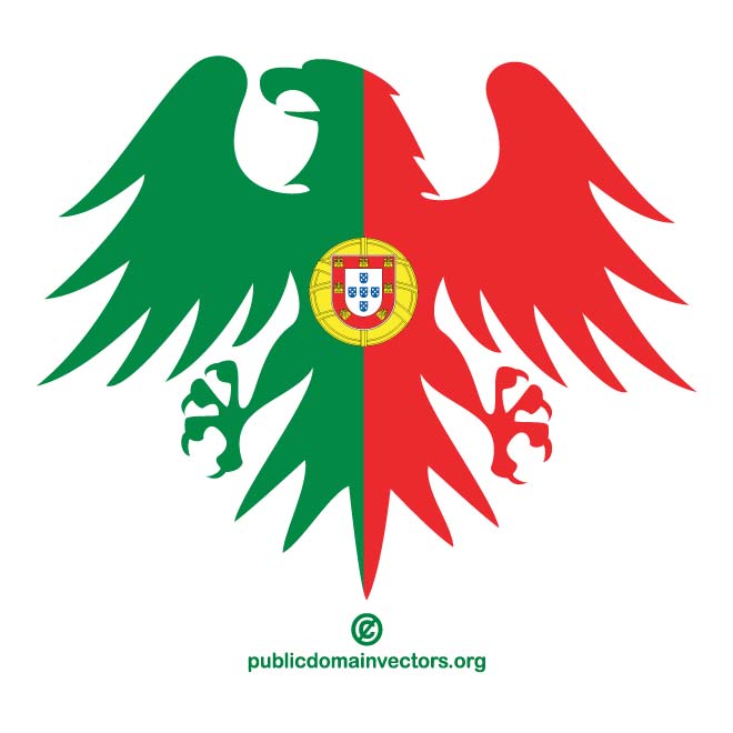 660x660 Portuguese Flag Inside Eagle Shape