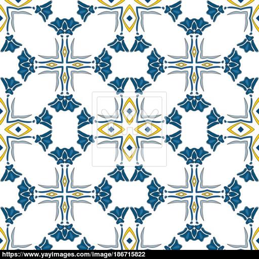 512x512 Portuguese Tiles Vector