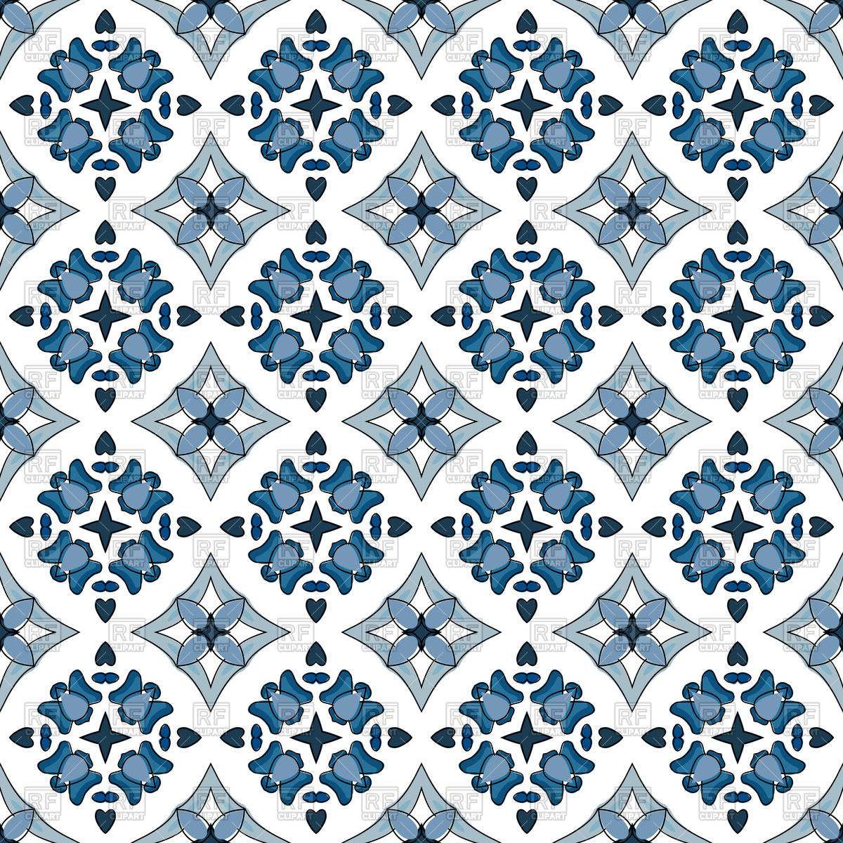 1200x1200 Seamless Pattern In Traditional Style