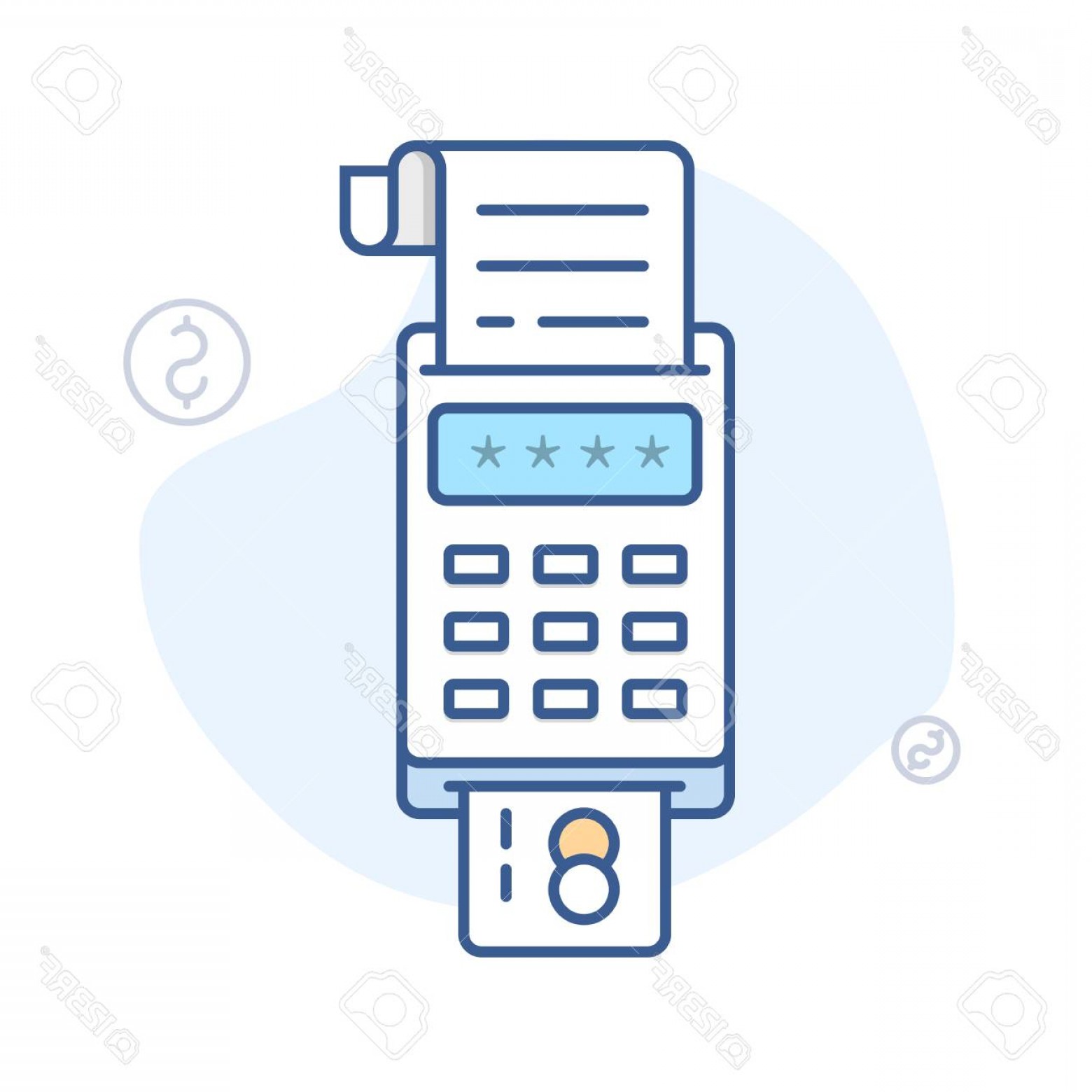 1560x1560 Photostock Vector Pos Payment Terminal Vector Icon Point Of Sale