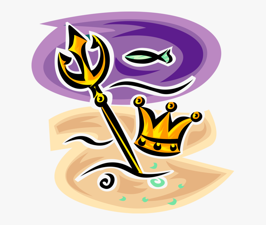920x780 Vector Illustration Of Trident Of Poseidon Three Pronged