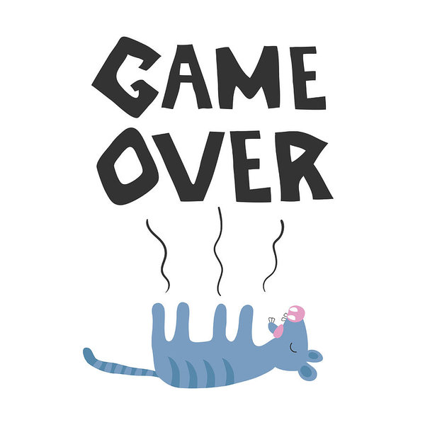 600x600 Cute Opossum Hand Drawn Children Vector Illustration Baby Graphic