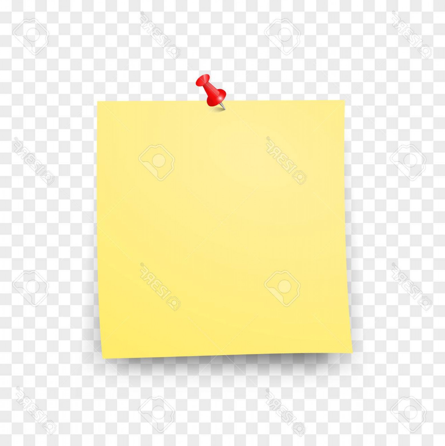 1558x1560 Photostock Vector Post Blank Sticky Note Paper Sheet Vector