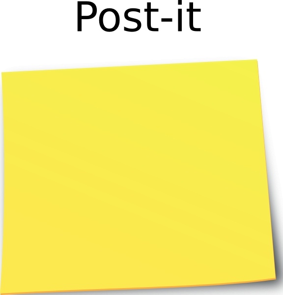 576x600 Post It Note Clip Art Free Vector In Open Office Drawing