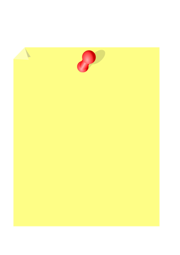 353x500 Post It Note Vector Image
