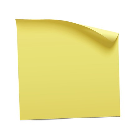 450x450 Yellow Sticky Note, Vector Royalty Free Vector Graphics