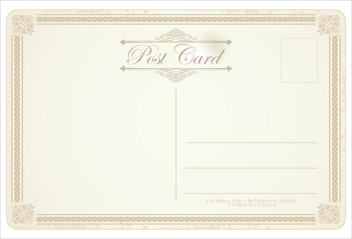 Postcard Vector Retro Vintage Design 722x490 Postcard Vector Retro Vintage Design