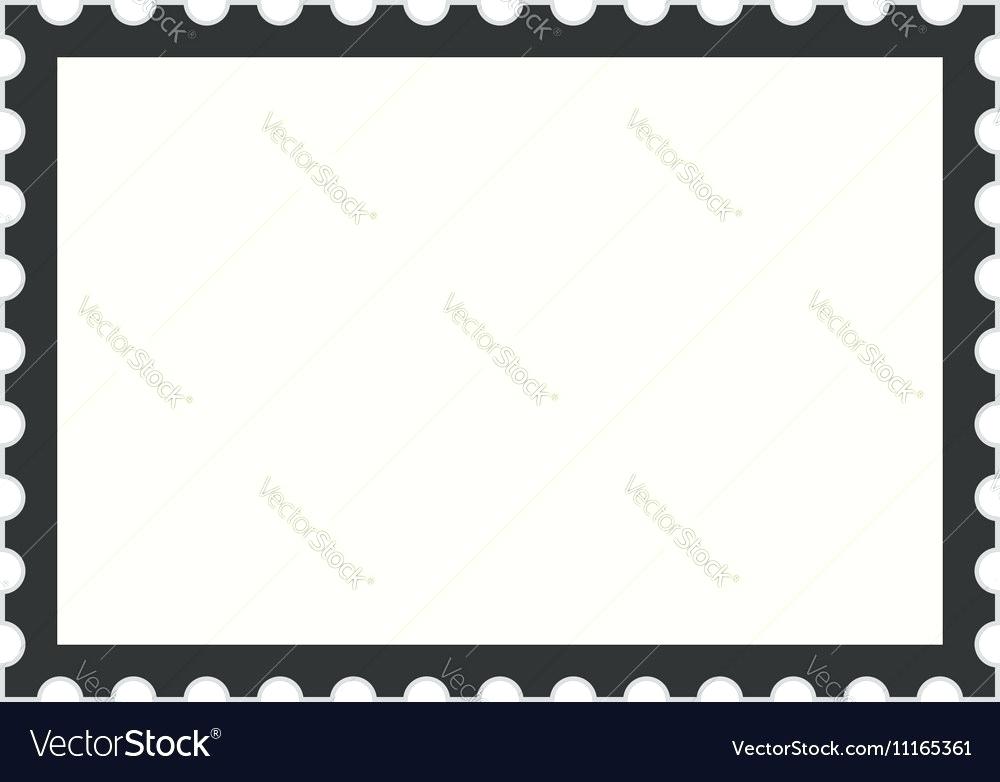 Postage Stamp Border Vector