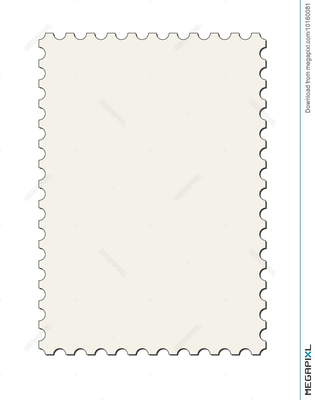 630x800 Postage Stamp Border
