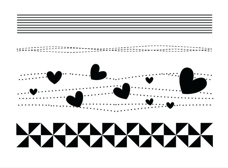 800x590 Postage Stamp Template Set Of Blank Stamps Vector