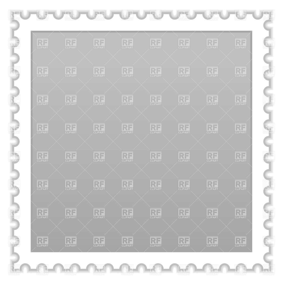 Blank Template Of Grey Postage Stamp Vector Image Of Borders 1200x1200 Blank Template Of Grey Postage Stamp Vector Image Of Borders