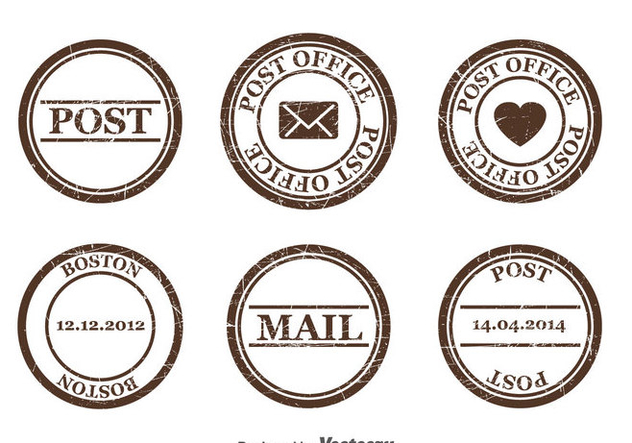 632x443 Postage Stamp Vector Free Vector Download Cannypic
